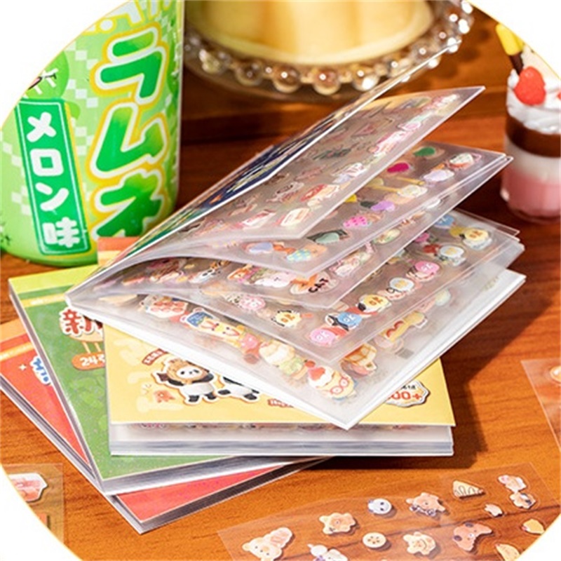 24 Teile/buch Nette Gestanzte Flash Dekorative Aufkleber Buch DIY Sammelalbum Telefon Fall Dekoration Collage Material Ästhetische Schreibwaren