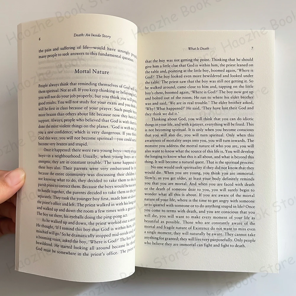 Muerte; Una historia interior: un libro para todo lo que se molere, libro espiritual de autoayuda en inglés, bolsillo