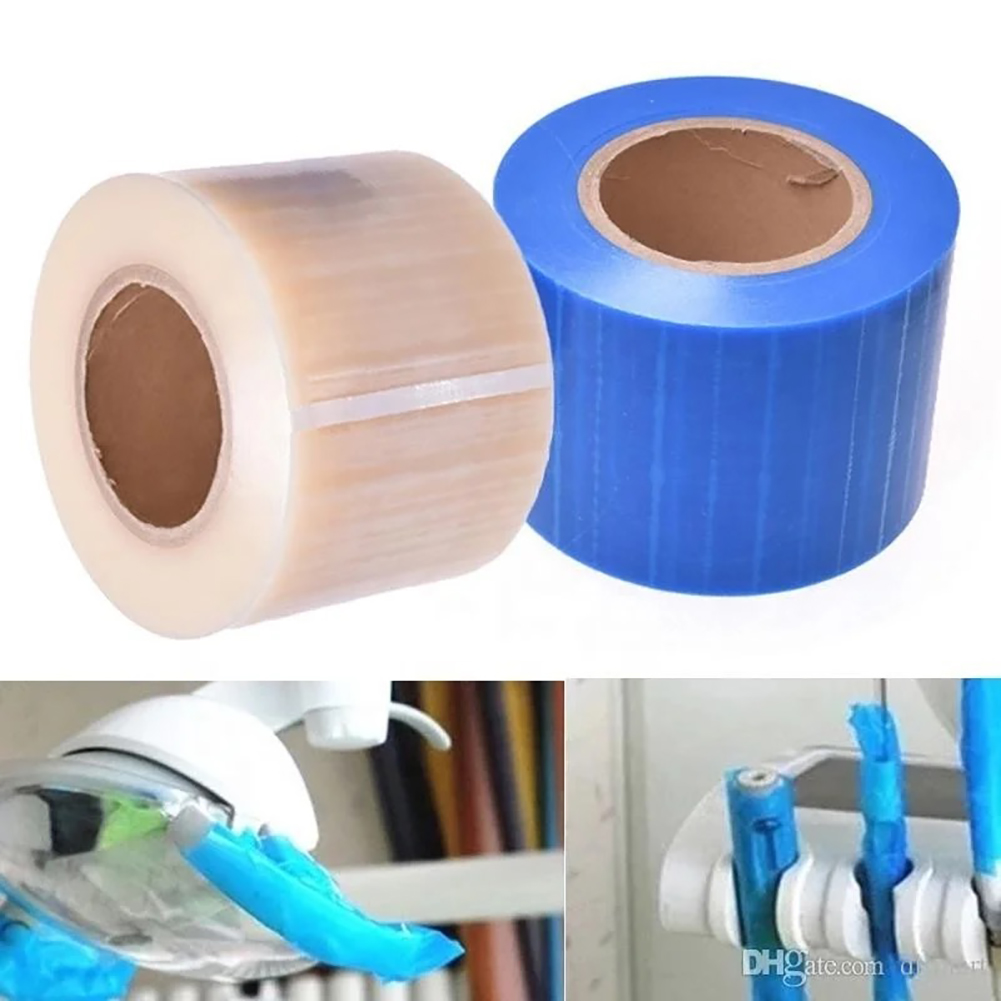 Fita de Filme Descartável Tatuagem Dental Barreira, Folha De Plástico, Suporte Protetor, Oral Protetora, Isolamento Membrana, Real, 1200Pcs, 0,04mm