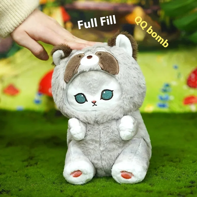 Original Mofusand Long Tailed Animals Series ตุ๊กตาตุ๊กตาน่ารัก Shark Cat ตุ๊กตา Kawaii ตุ๊กตา Plushie ของขวัญของเล่นสําหรับเด็ก