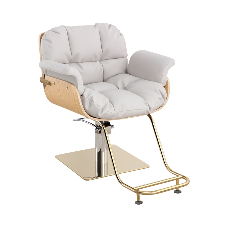 快適な北欧理髪椅子ファッショナブルなトレンディなシンプルな調節可能な美容師の椅子現代の美的 Sillon Pedicura 家具