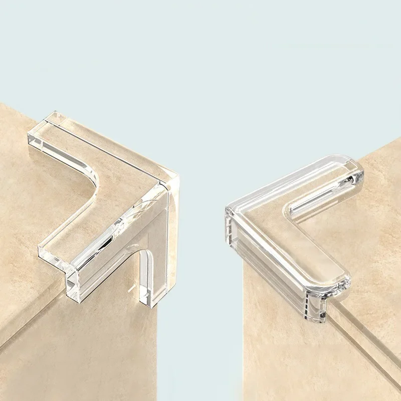 4 pçs protetor de silicone de segurança do bebê mesa canto borda proteção capa proteção tomada elétrica crianças anticolisão guardas