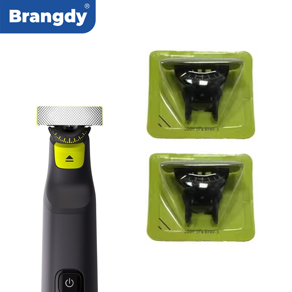 Brangdy 360 Shaver Replacement Blade for One Blade Pro QP2520 QP2630 QP2724 QP2834 QP4530 QP6531 Hybrid Electric Beard Trimmer