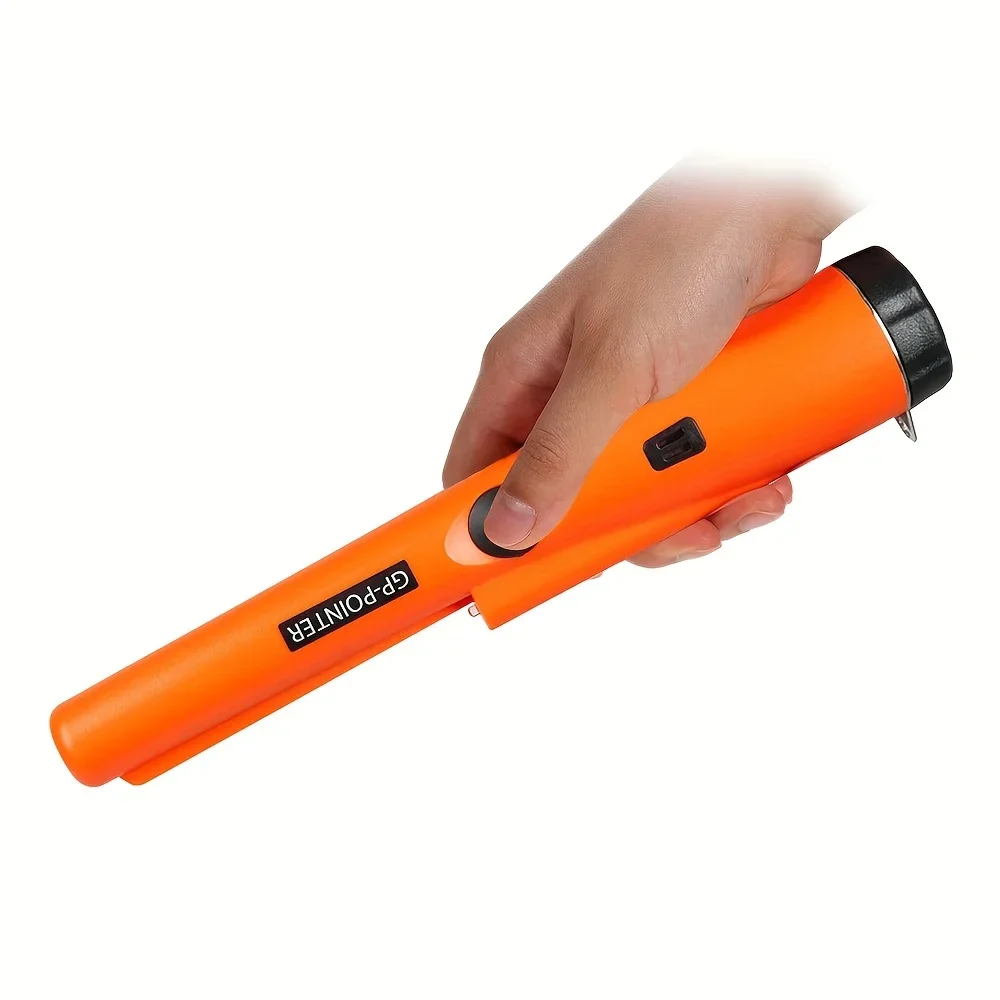 Haste de posicionamento à prova d'água, detecção com pulseira, luzes led, detector de metais portátil, ponteiro gp, localização para busca de tesouros
