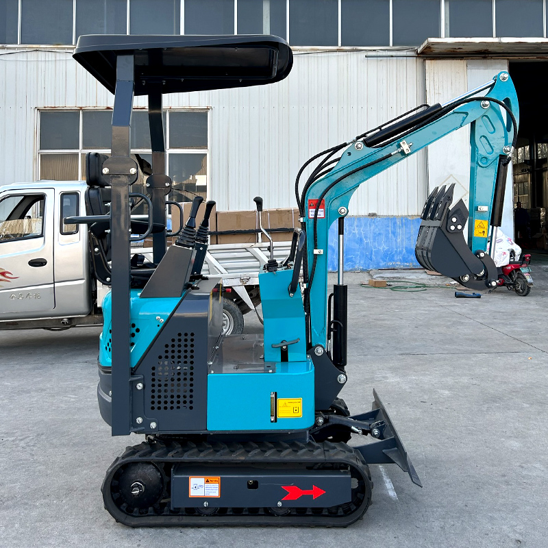 New Customized 1.5 Ton operating weight mini digger mini crawler excavator earth-moving machinery for sale with cabin