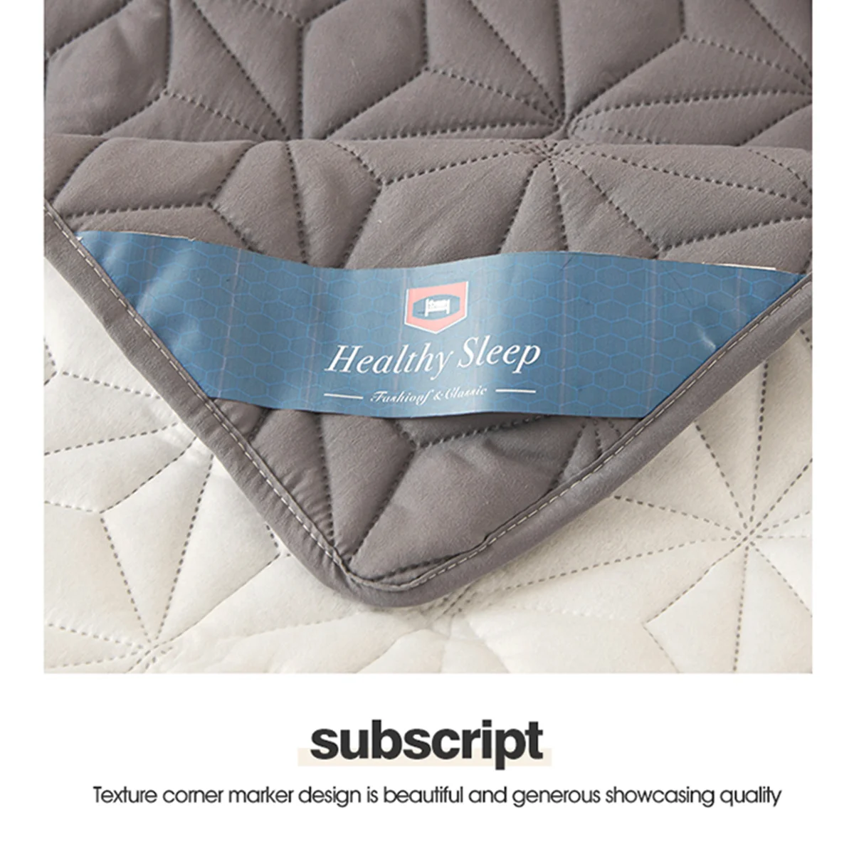 Surmatelas impermeable con banda elástica, almohadilla protectora acolchada, colcha, Funda de colchón de invierno para cama individual/doble 140/160