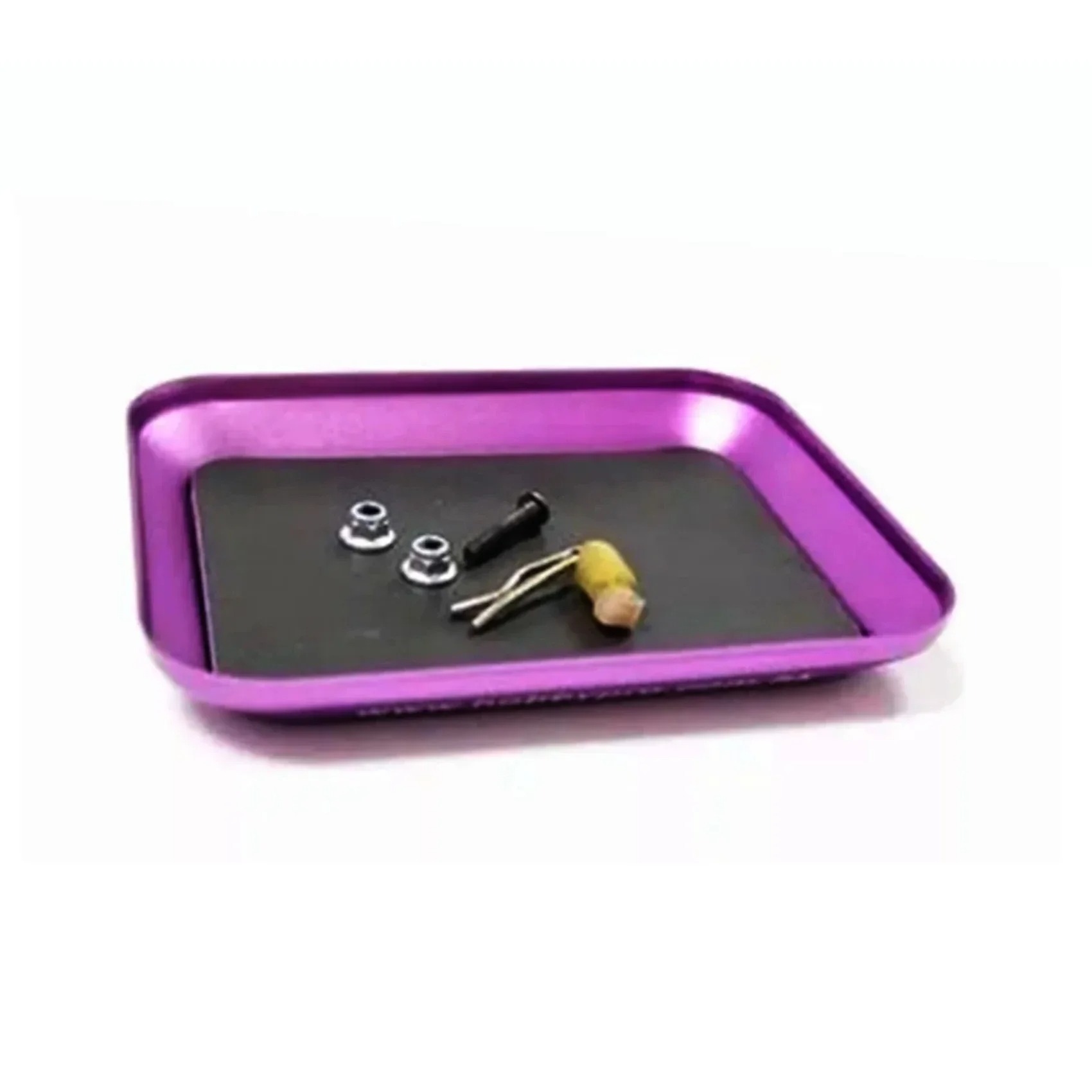 1PCS Aluminum Alloy RC Repair Tool with Magnetic Pad Screw Tray Plate Storage Box for Airplane Car Boat Model