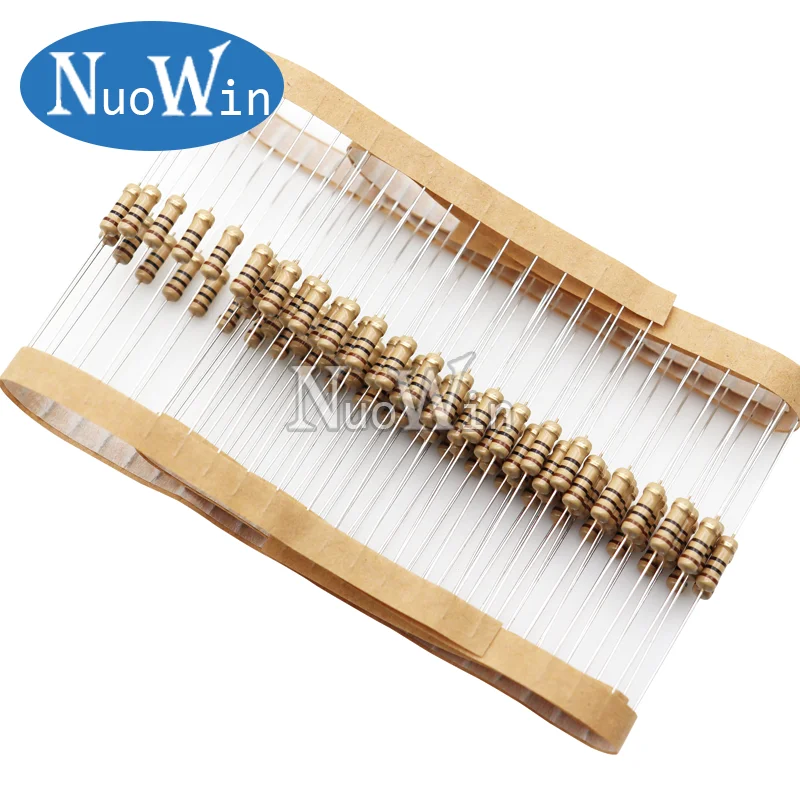 100 Chiếc 1/2W 0.5W 5% Carbon Bộ Phim Điện Trở 1R ~ 1M 2.2R 10R 22R 47R 51R 100R 150R 470R 1K 4.7K 10K 47K 1 2.2 10 22 47 51 100 150 ohm