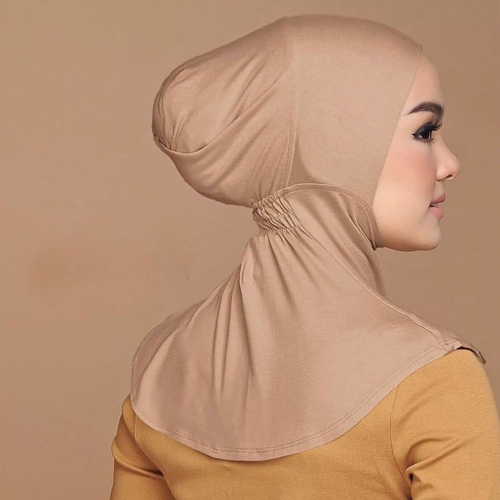 Gorro Hijab debajo de la bufanda para mujer, gorros elásticos, Hijab de Color sólido debajo de la bufanda, gorro Hijab para mujer, gorros Hijab Unisex, turbantes para mujer