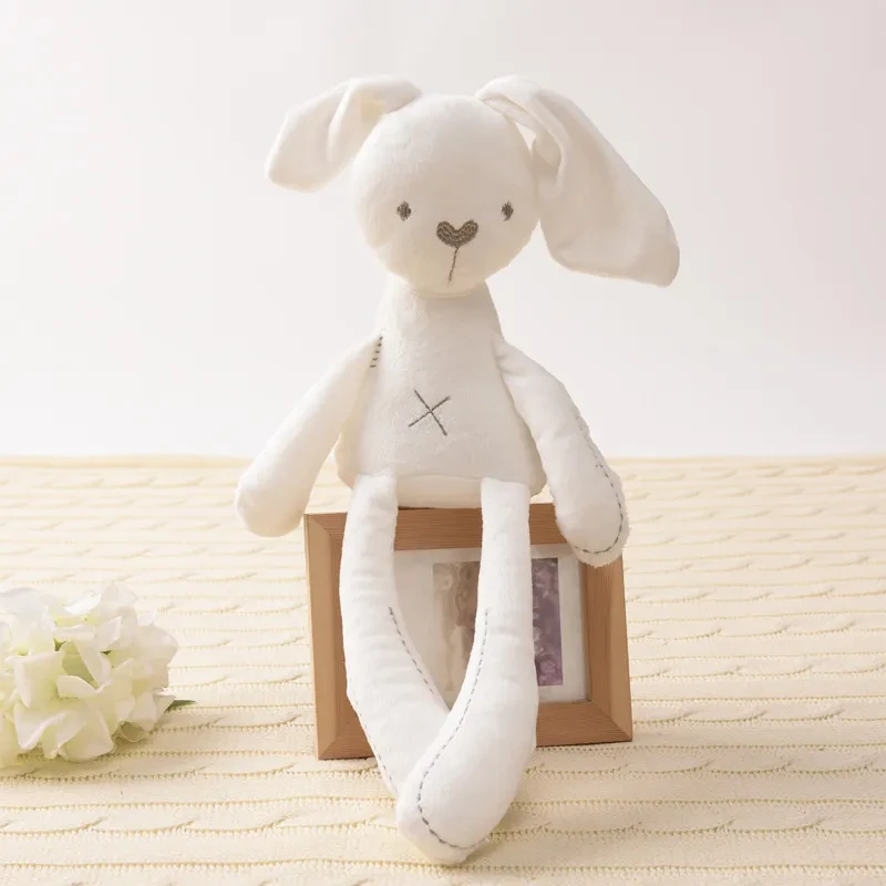 42CM Niedlichen Kaninchen Puppe Baby Weiche Plüsch Spielzeug Für Kinder Beschwichtigen Schlafen Krippe Stofftier Baby Spielzeug Für Kleinkinder geburtstag Geschenk