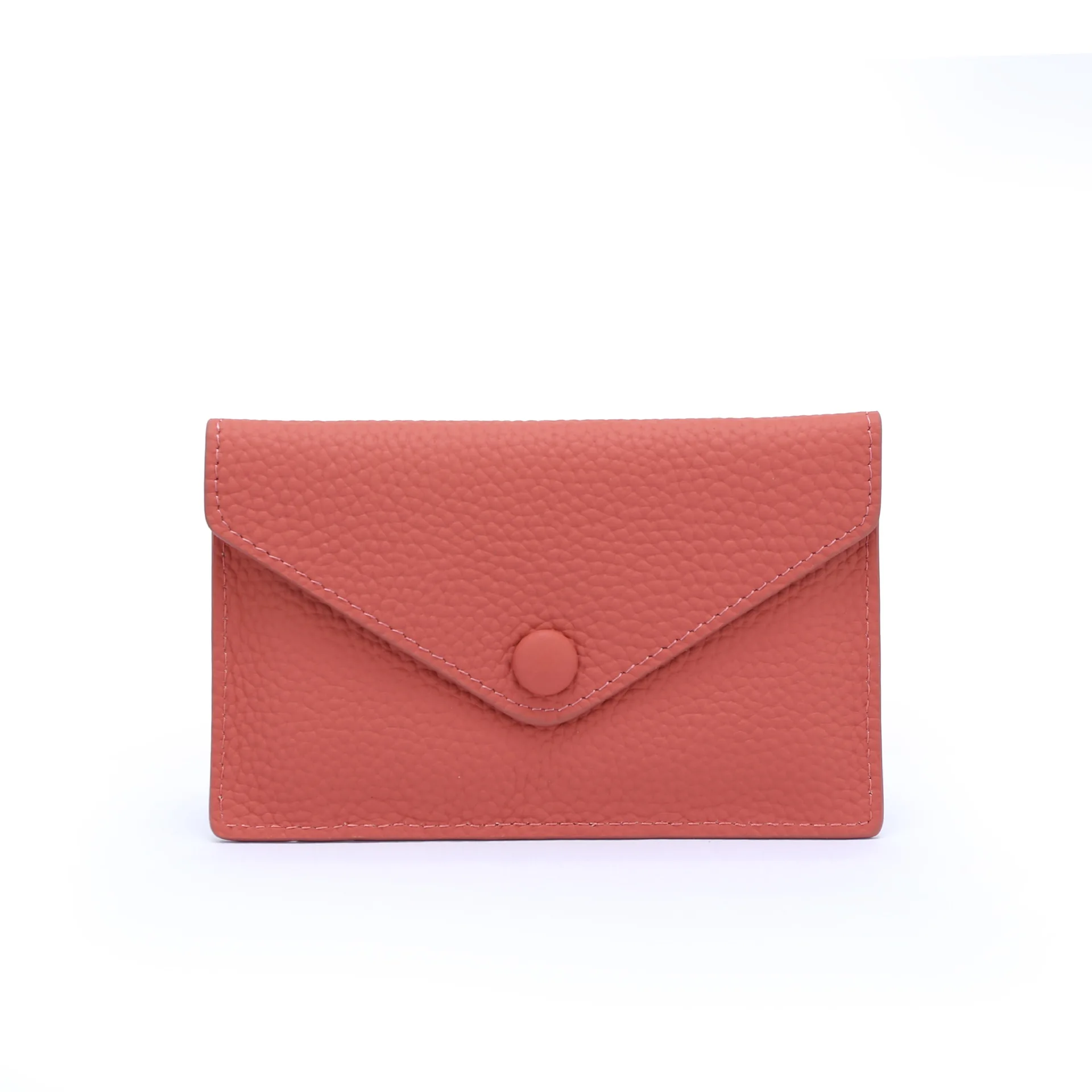 2024 New Short Wallet First Layer Cowhide Coin Purse Large Capacity Multi-card Slot Id Bag Soft Leather Envelope Wallet