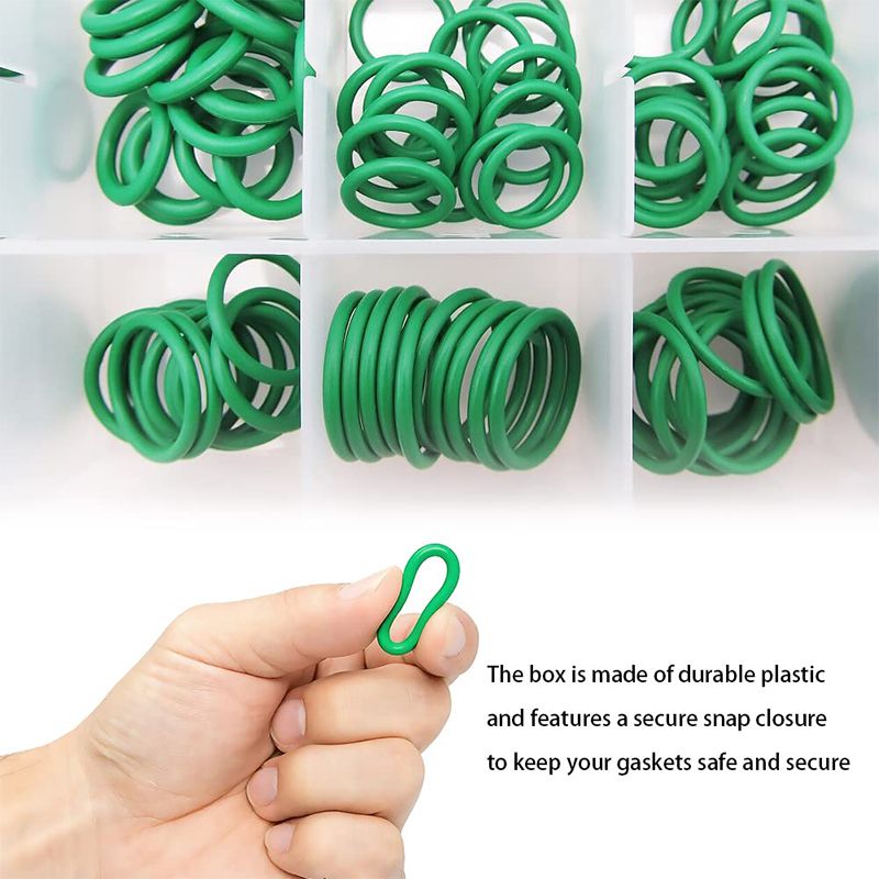 530 stks 18 Maten Rubber Airconditioning O Ringen Universele Auto Auto Reparatie Tools Koelmiddel Ring Sets Met Plastic Doos
