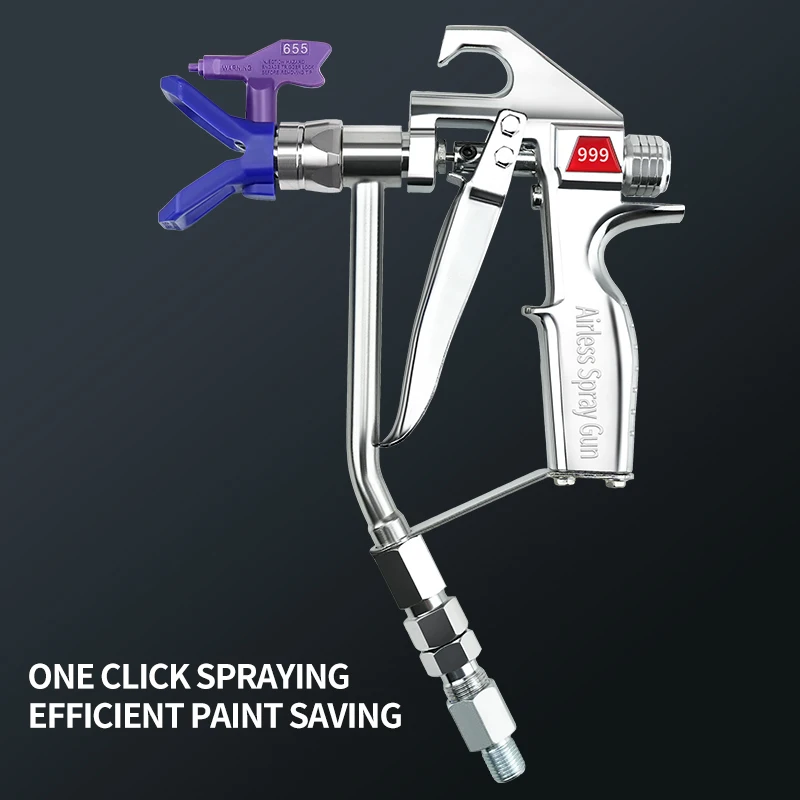 Airless Paint Spray Gun with Tip Guard,655 TIP and 3/8" Fitting , for Airless Paint Sprayer