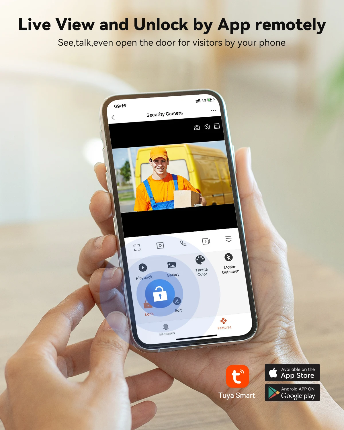 Tmezon 7 Polegada tuya app 1080p wifi sistema de intercomunicação de vídeo inteligente com campainha com fio app/senha/cartão furto touchscreen