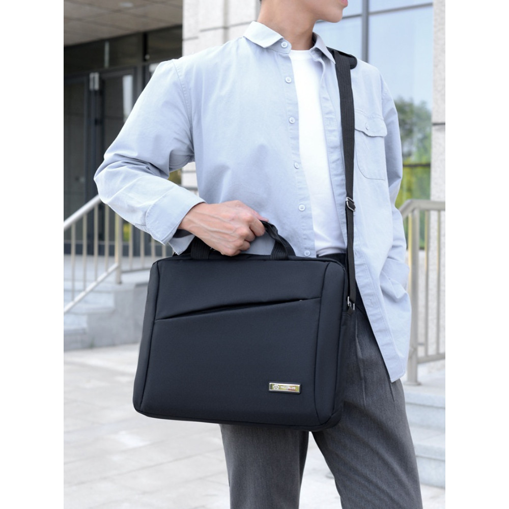Oxford Fabric Single Shoulder Computer Bag Business Trips Crossbody IPad Power Bank Storage Handbag Briefcase Pouch
