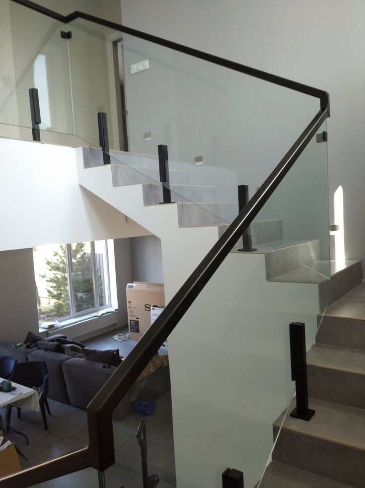 High Quality Modern Terrace Railings Design Glass Balustrade Frameless Railing Balcony with Glass Stainless Steel Handrails