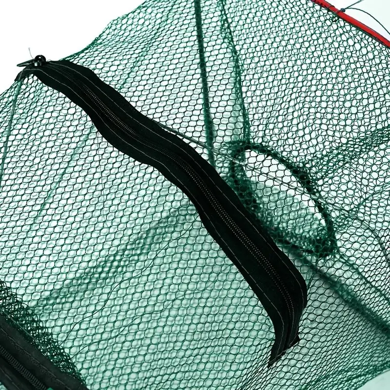 게, 새우 및 왕새우를위한 1pc 접을 수있는 Cast Net Fish Cage-야외 애호가를위한 완벽한 낚시 태클