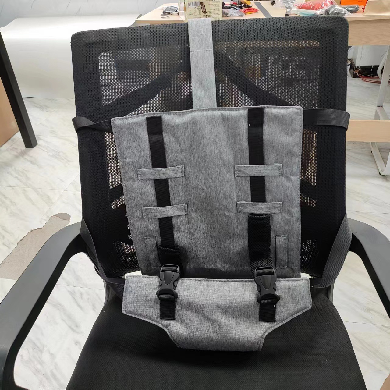 Asiento de silla de comedor para bebé, correa de cinturón de seguridad anticaída, silla de bebé portátil, cubierta de alimentación lavable de viaje, cinturón de seguridad