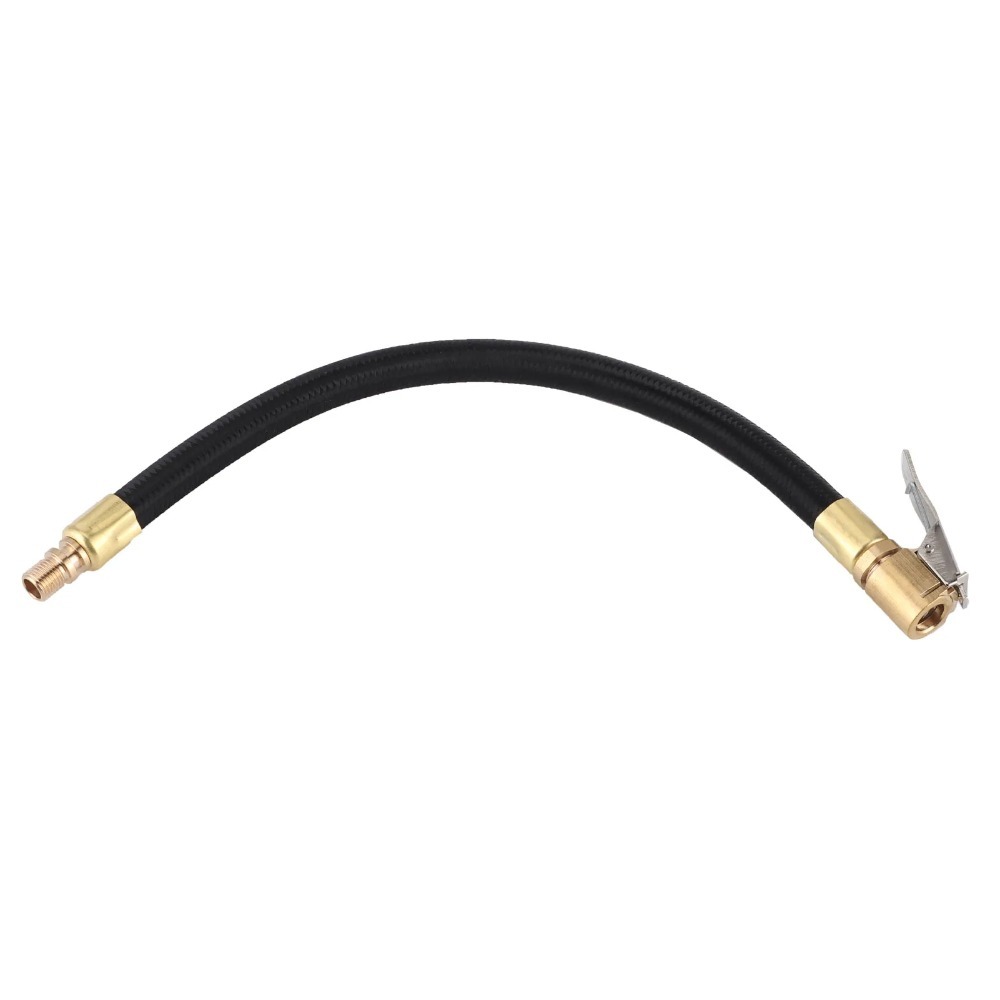 Tubo de extensão de mangueira para inflar pneus, bomba de pneu, adaptador de mandril de inflação rápida para carro/motocicleta/bicicleta com válvula de pneu americana