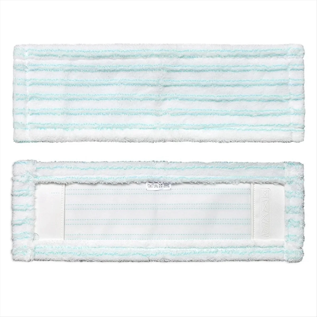 A72P 2PCS ไมโครไฟเบอร์ Mop Heads สําหรับระบบ Mop Floor Wiper Steam Mop
