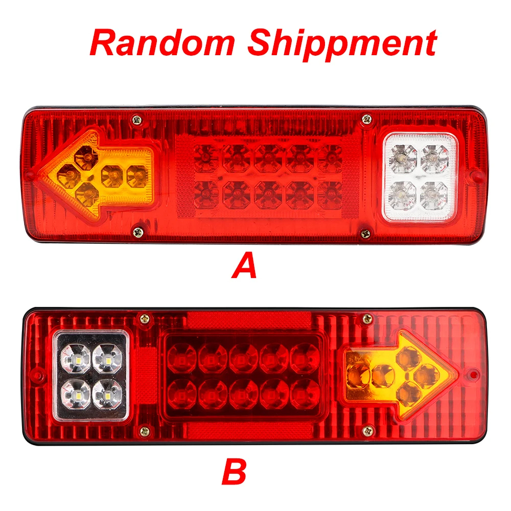 19led luzes traseiras invertendo parar indicador de freio 12v 24v para caminhões de reboque luzes traseiras lâmpada sinal volta acessórios do carro