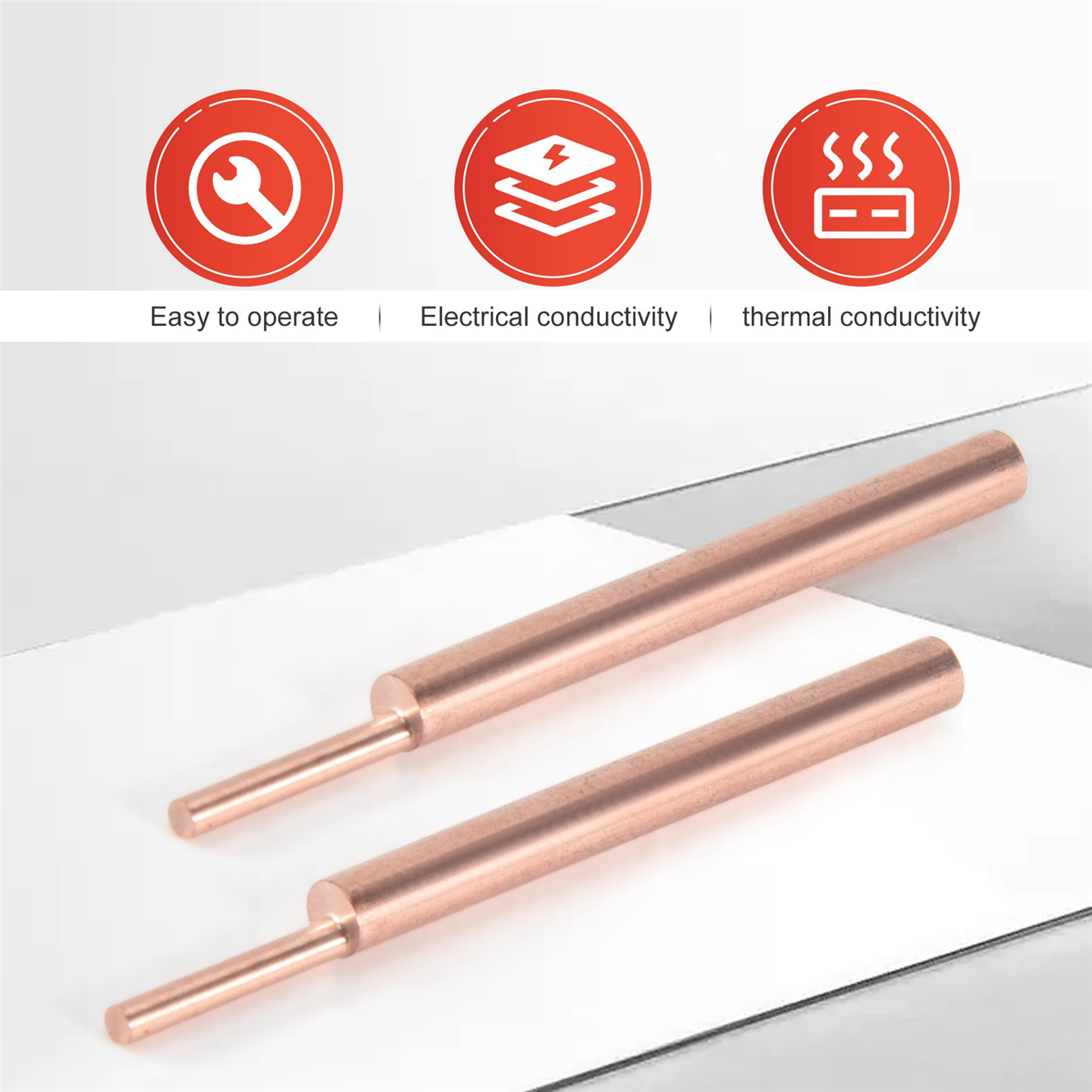 エキセントリックロッド溶接針,酸化アルミニウム溶接ペン,溶接バッテリー,ニッケルプレート,3mm,8個