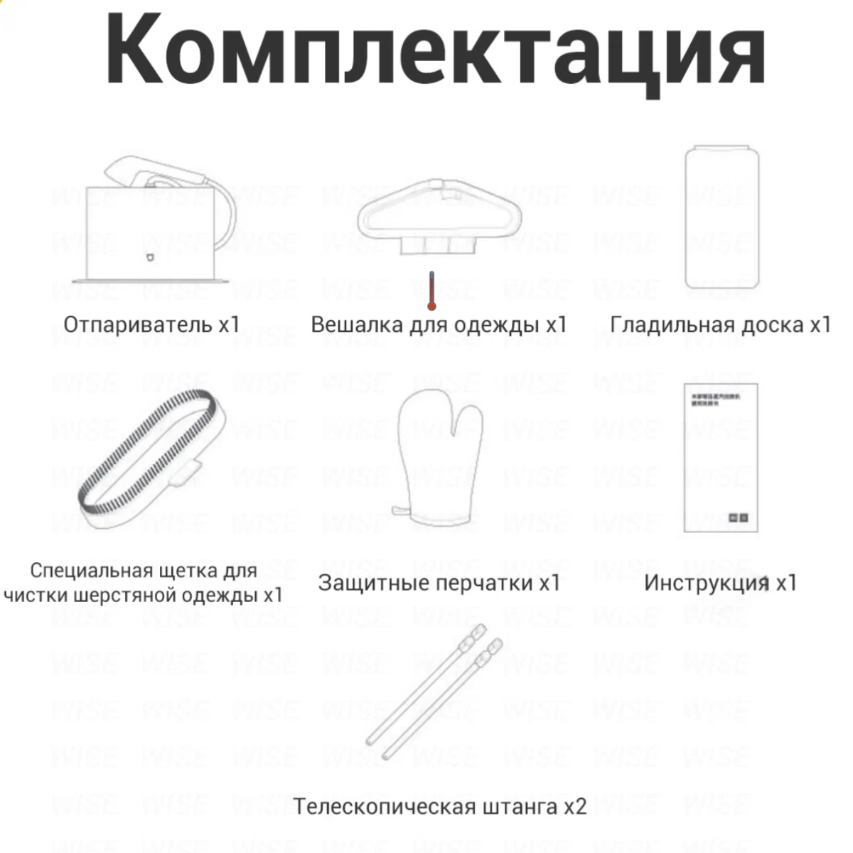 Отпариватель Xiaomi Mijia Supercharged Garment Steamer ZYGTJ01KL,Содержит адаптер