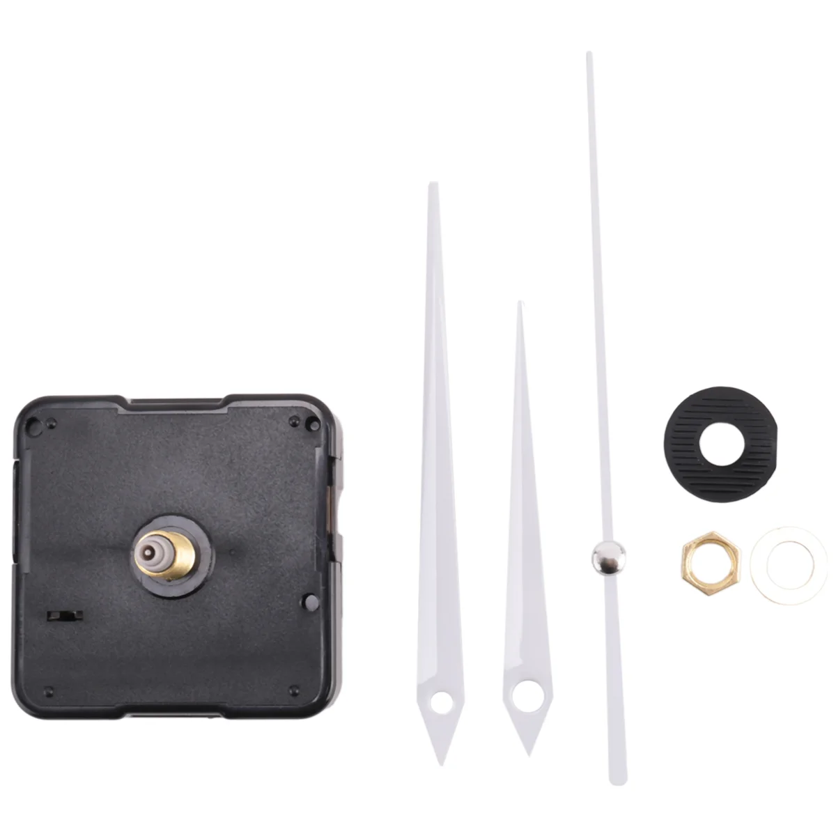 DIY High Torque Clock Mecanismo, comprimento total do eixo, branco, 3 10 ", espessura máxima Dial, 4 5"