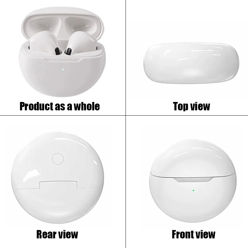 Original pro 6 tws sem fio bluetooth fones de ouvido mini fone estéreo esporte para xiaomi android