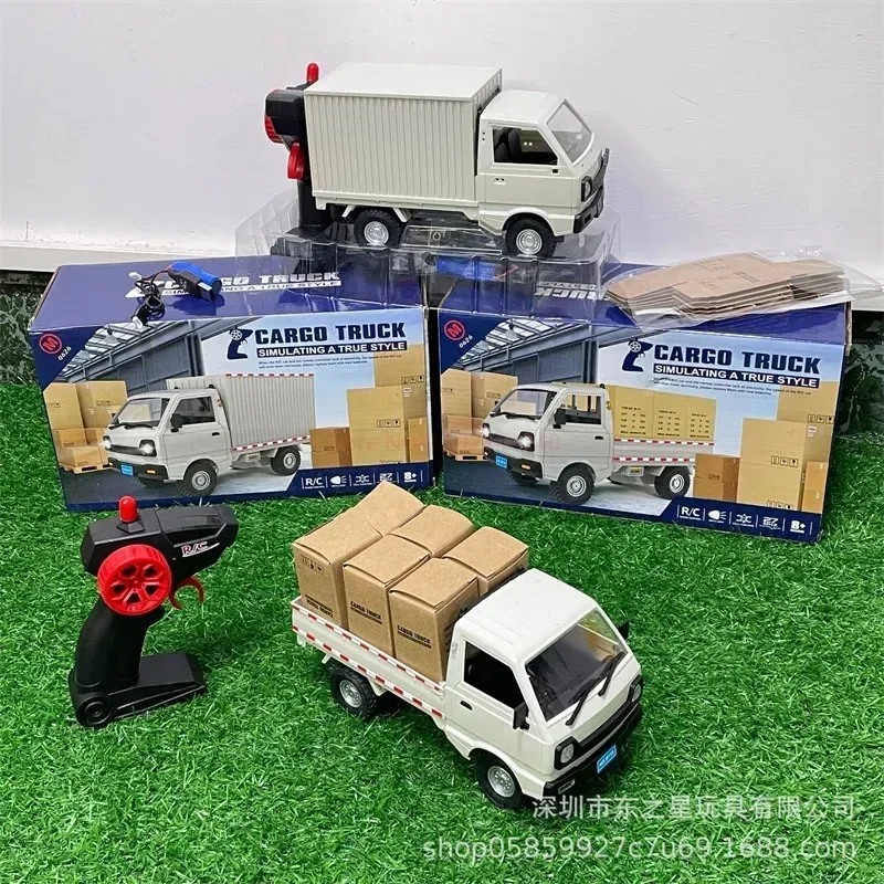 1:10/1:16 wpl d12 rc carro simulação deriva caminhão de escalada led luz carga rc brinquedo elétrico modelo presentes meninos crianças aniversário