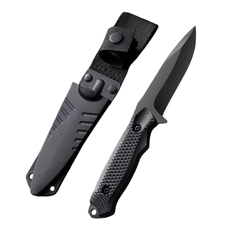 NEW Camping outdoor straight knife, wilderness survival knife, integrated dragon bone knife, Kitchen knife, fruit knife