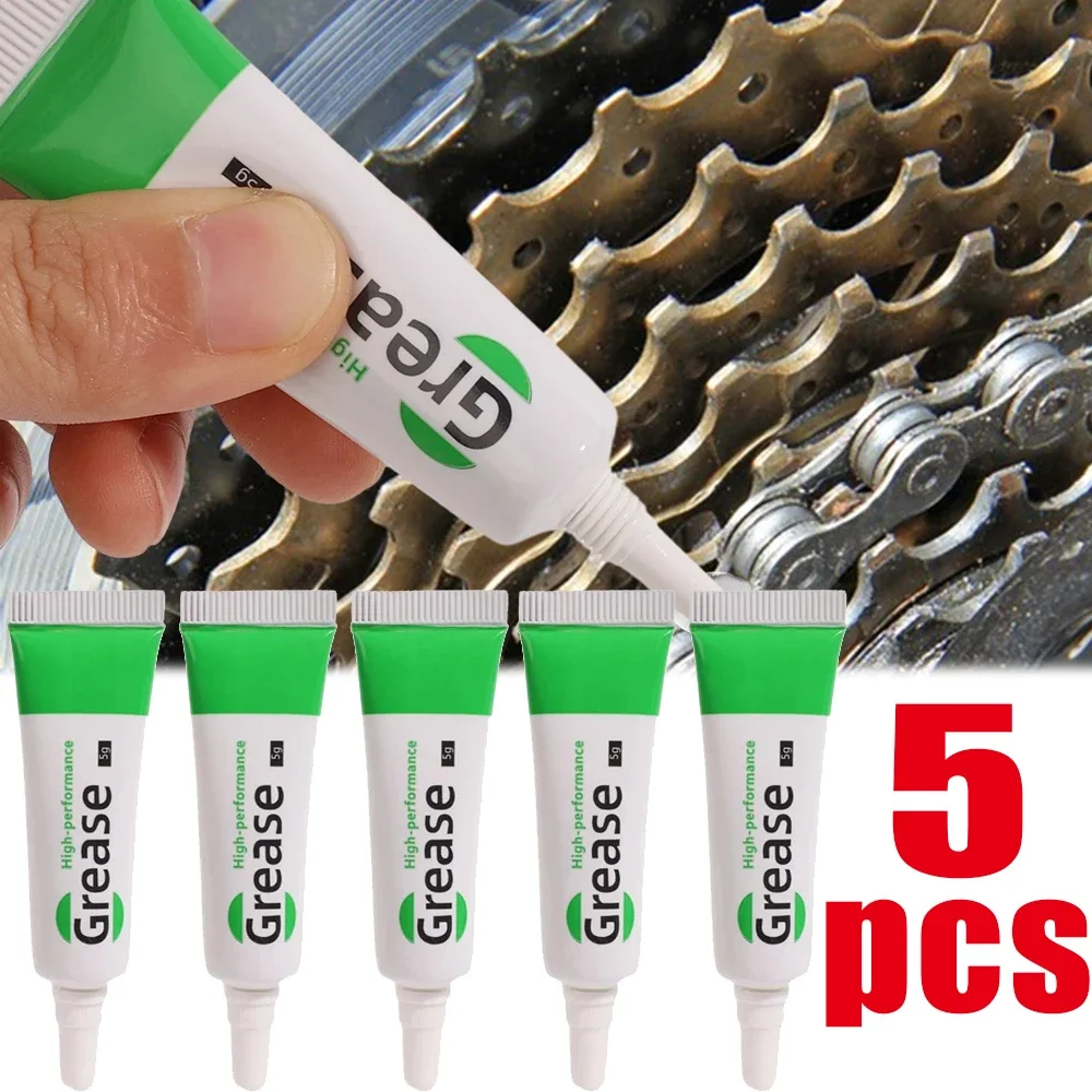 Lubrificante de silicone à prova d'água 5g, óleo de lítio, graxa isolante de alta tensão, freio, graxa marinha, vela de ignição, rolamento de carro