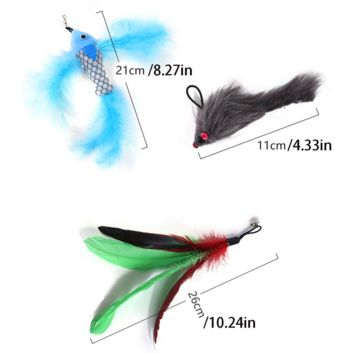 Zabawki dla kotów Symulowane owady Interaktywne pióro z przyssawką z dzwoneczkiem Zabawka dla kota do zabawy Teaser Wand Toy Cat Supplies