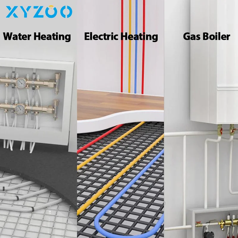 Termostato de calefacción de suelo eléctrico/agua WiFi, controlador de temperatura de caldera de Gas, aplicación Tuya/Smart Life, Alexa, Google Home Voice