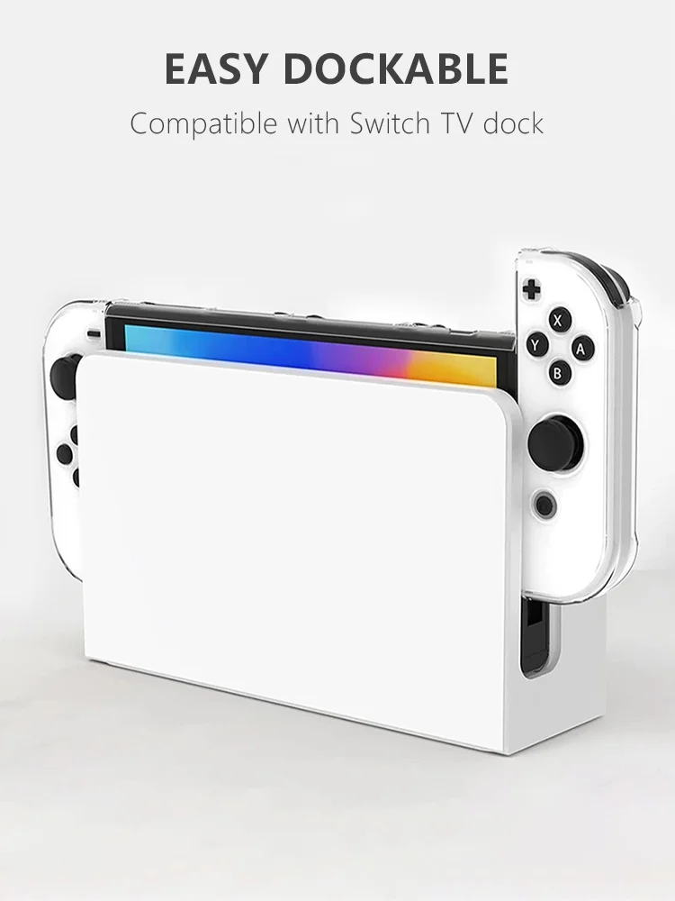 Crystal Shell para consola Nintendo Switch OLED: protección superior y diseño elegante
