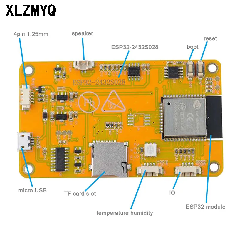 ESP32 Touch Screen 2.8inch TFT LCD Display ILI9341 Resistive Touch Module 240 * 320 ESP32-2432S028R Bluetooth WIFI LCD Moddule