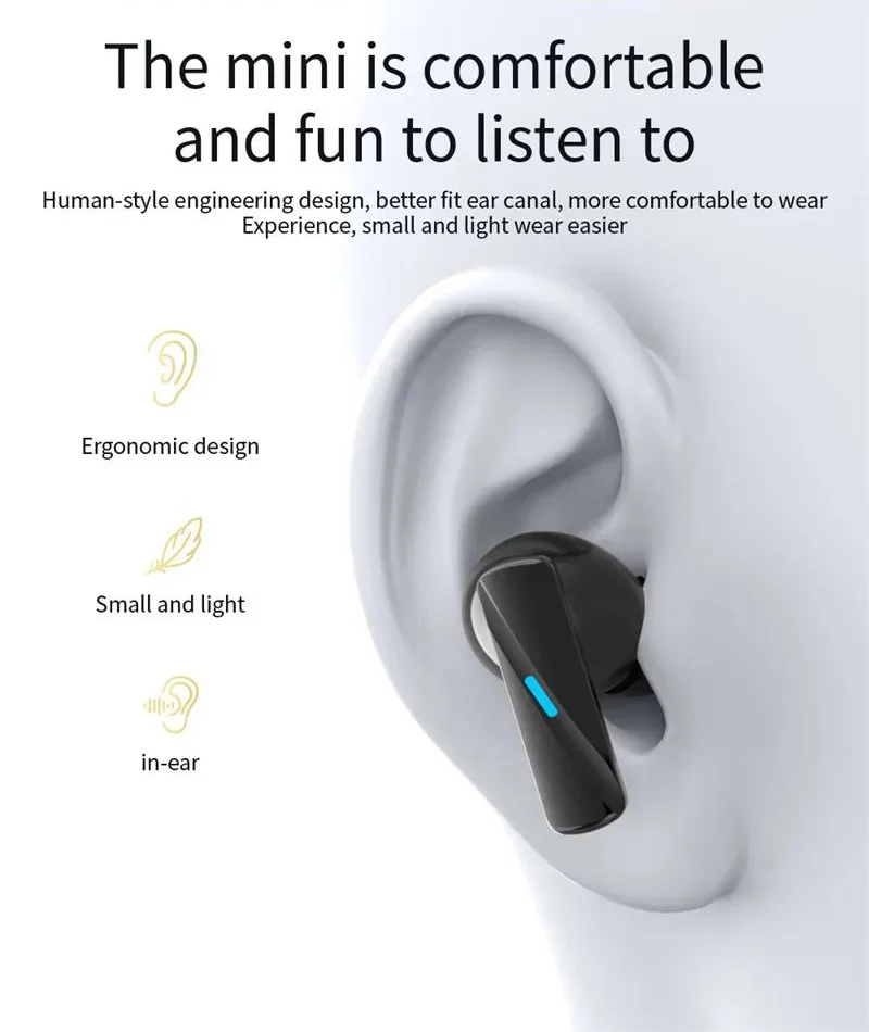 Xiaomi Mate50 auriculares inalámbricos Bluetooth originales TWS auriculares deportivos auriculares con micrófono Dual HD auriculares con pantalla LED para juegos