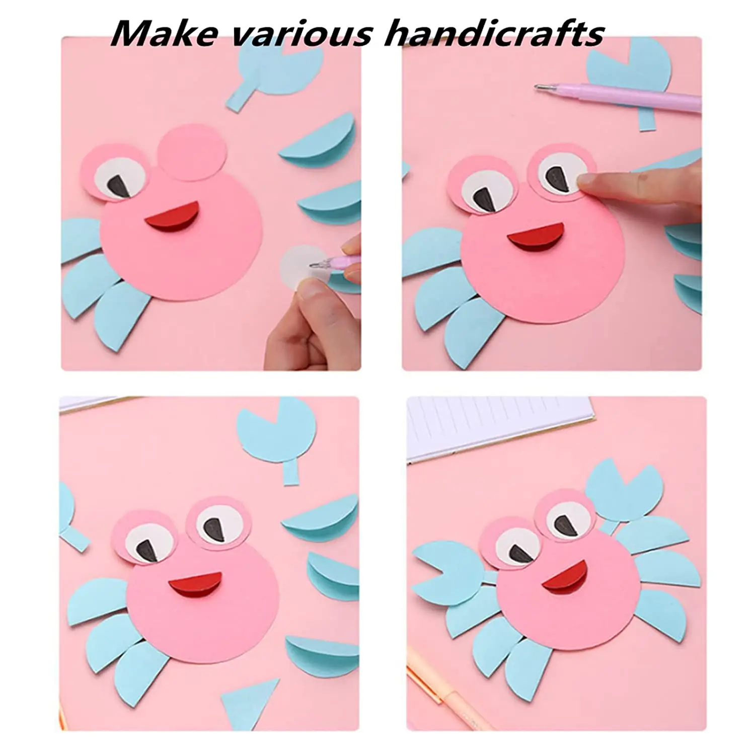 6 ชิ้นสมุดภาพ Quick แห้งกาวปากกากาวกาวปากกา Crafting ปากกาผ้ากาวปากกาสําหรับ Scrapbooking Papercrafts Accessorie