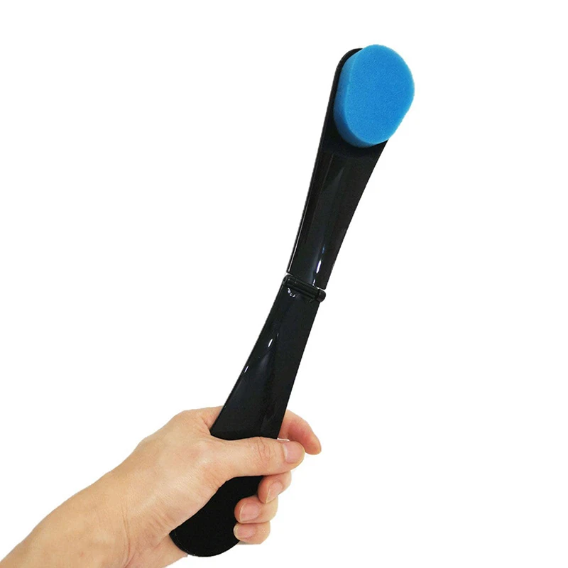 Aplicador de loción con autoprotección solar, palo aplicador de espalda portátil, plegable, sin rayas, protector solar