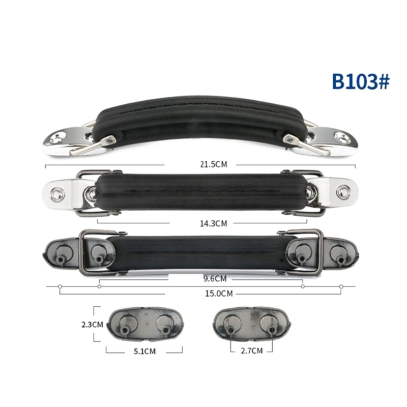 1PC valigia bagaglio cinturino di ricambio in plastica impugnatura flessibile sostituzione impugnatura per bagagli di ricambio da viaggio