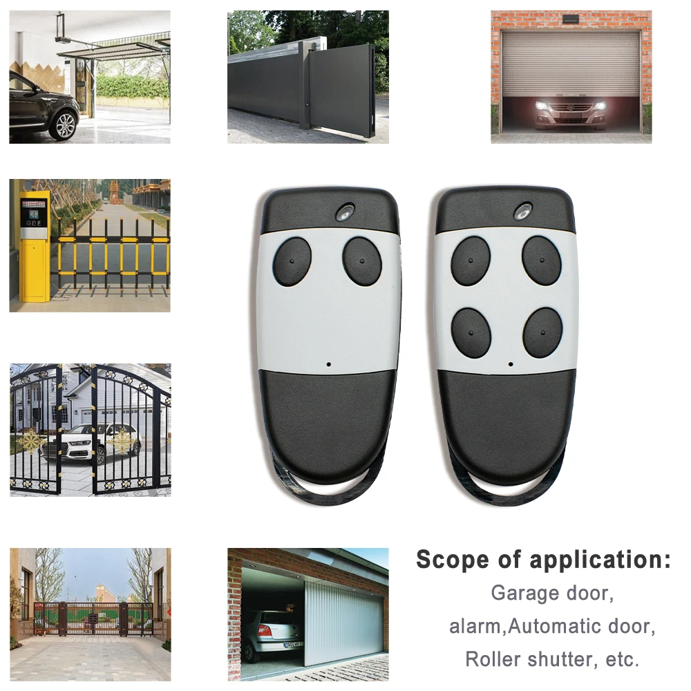 1-20PCS CARDIN S449 QZ2 QZ4 Garage Door Remote Control For 433.92MHz Rolling Code TXQ449100 TXQ449200 TXQ449300 TXQ449400 Opener
