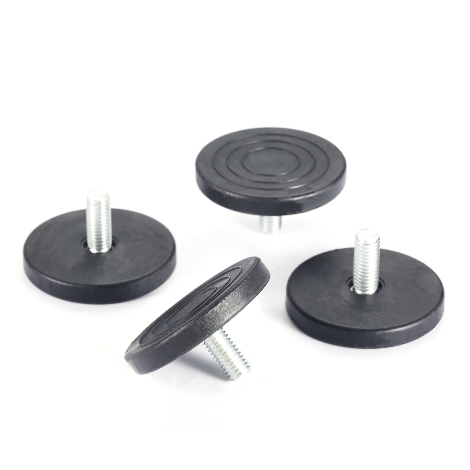 4 Pcs Schwarz Nivellierung Füße Einstellbare Möbel Füße M8 * 18mm Schraube Auf Möbel Glide Basis Durchmesser 40mm 50mm für Möbel Beine
