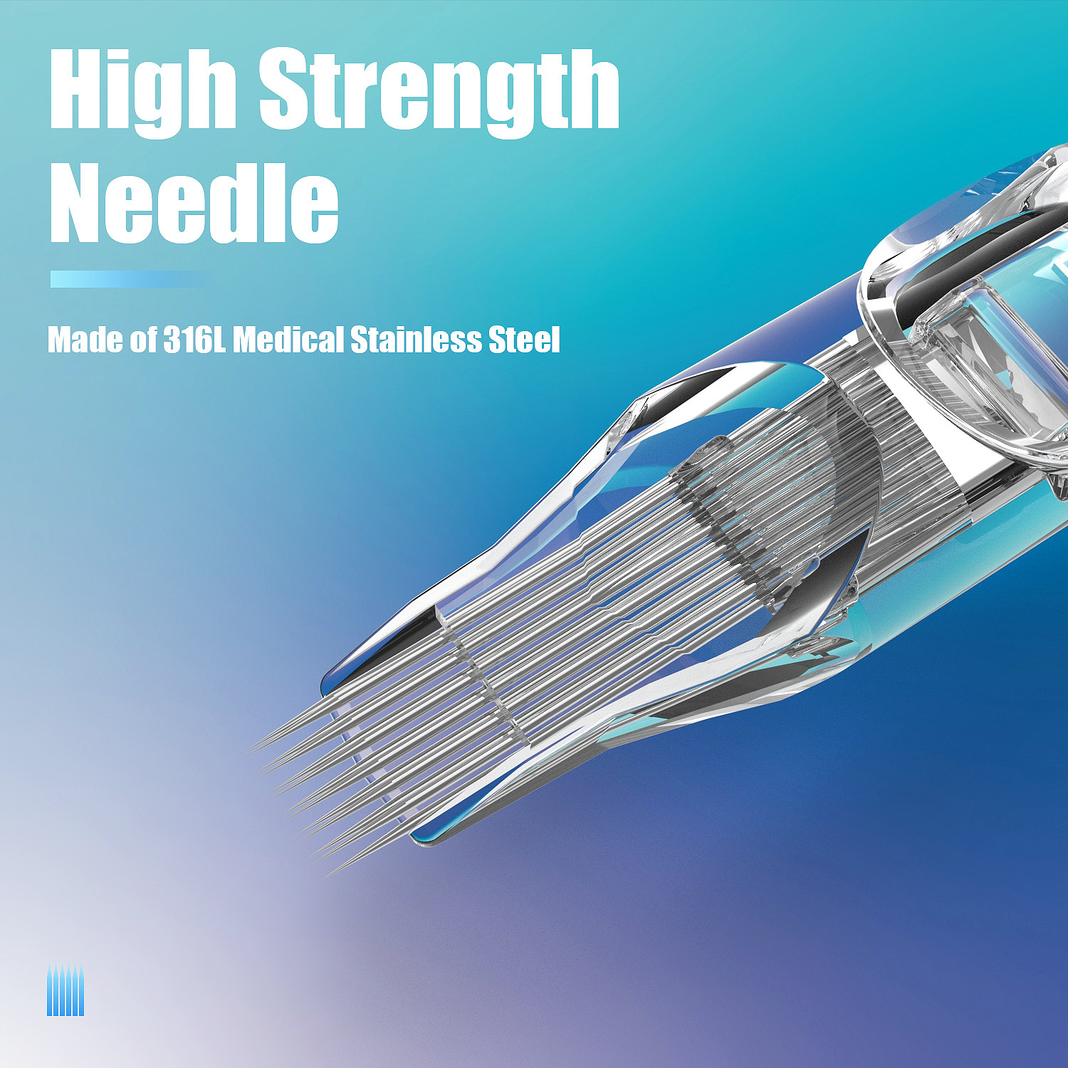 50/20PCS ผสมเข็มสักสักแต่ละแพคเกจทิ้งเข็มสักโปร่งใสสําหรับปากกาสักเครื่อง