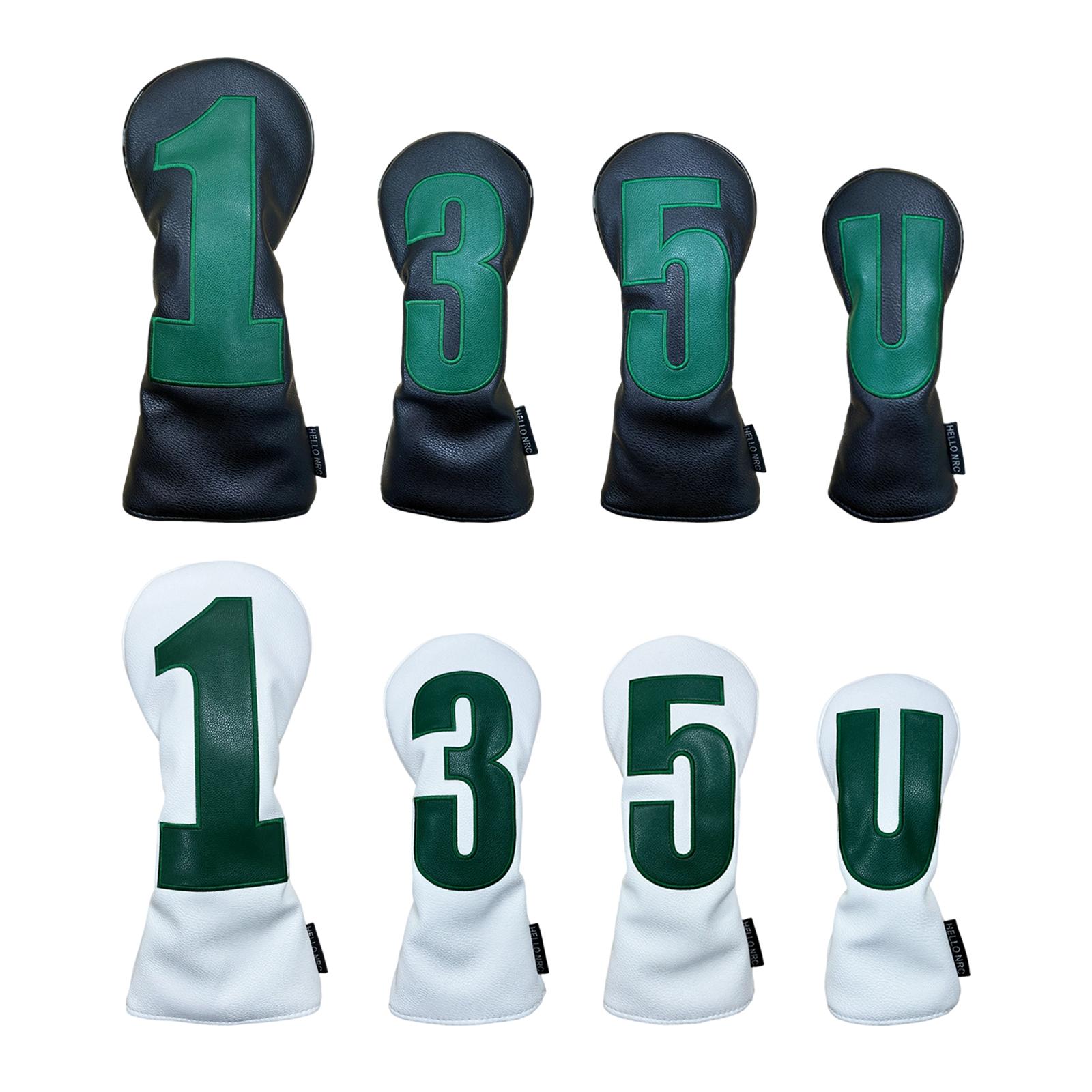 Cubierta de cuero PU para la cabeza del palo de Golf, forro de terciopelo duradero para entrenamiento de Golf al aire libre, deportes, Golf, regalo