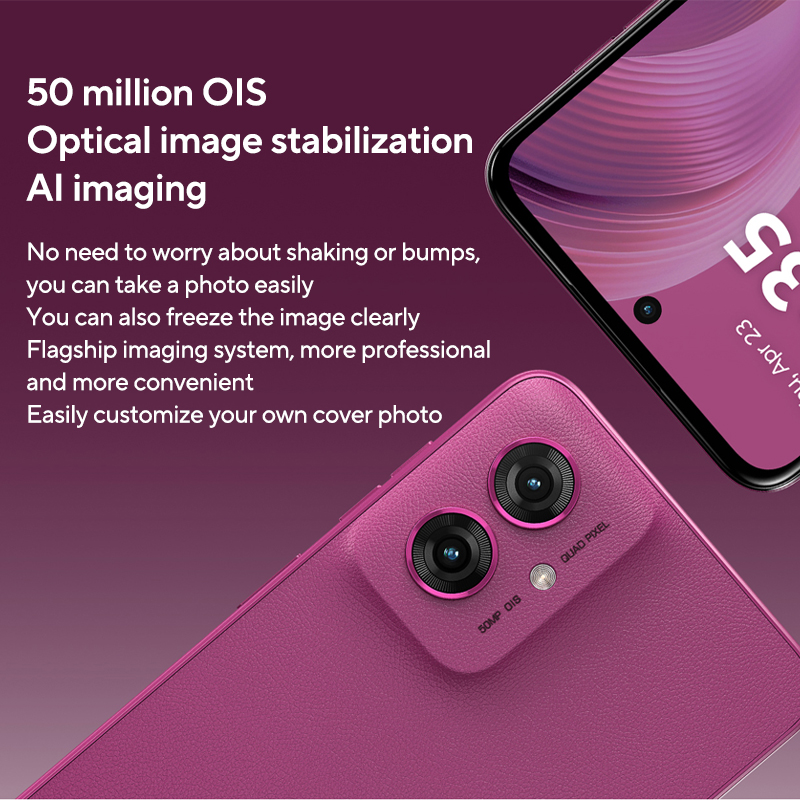 Motorola MOTO G55 Smartphone Original Global ROM 6.5-inch 120Hz Display MediaTek Dimensity 7025 CPU 256GB 50MP Cellphone