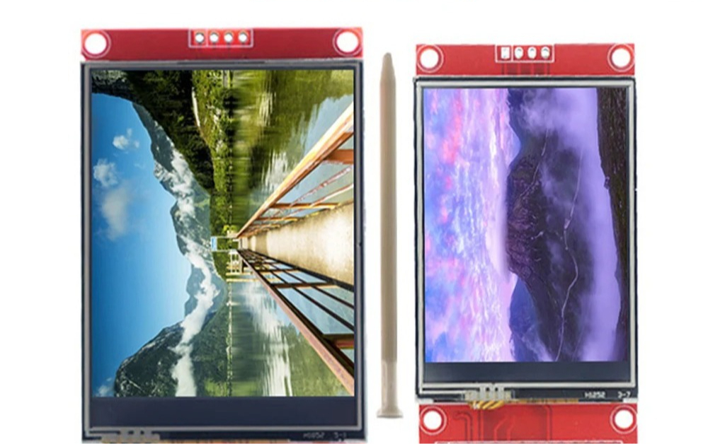 Panel táctil 2,4 2,8 pulgadas SPI TFT LCD ILI9341 Chip controlador módulo de puerto serie con pantalla serie PBC 240x320 SPI con lápiz táctil