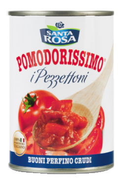 Włoskie pomidory krojone Pomodorissimo i Pezzentoni - Santa Rosa