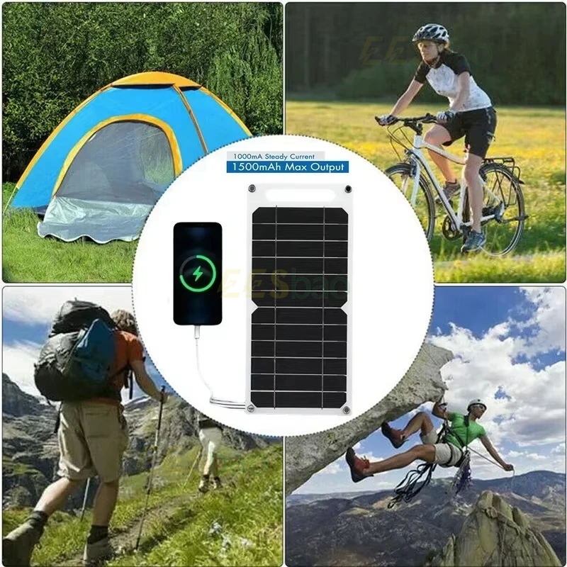 35w 5v usb sunpower painel solar portátil placa solar seguro estabilizar carregador para banco de potência telefone acampamento ao ar livre casa rv presente
