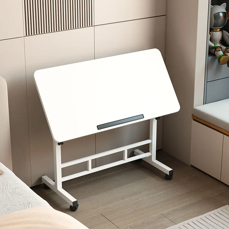 Folding lift desk Liftable height-adjustable bedside table Desktop Adjustable Height bedside table Student office bedside table