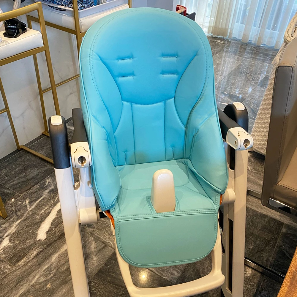 เบาะรองนั่งสูงสำหรับเด็กสำหรับ Prima pappa Peg Perego Siesta ZERO 3 AAG baoneo ให้อาหารเด็กทารกเปลี่ยนหนัง PU